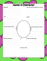 About a Character Graphic Organizer