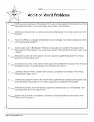 Addition Word Problems to 100-2