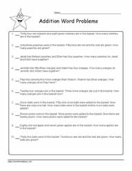 Addition Word Problems to 100-6