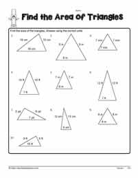 Area of Triangles
