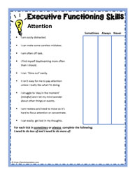 Attention Teaching Activity
