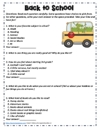 Back To School Activities in Google Apps
