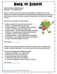 Back To School Activities in Google Apps