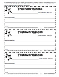 Character Trait Coupons for ALL the traits