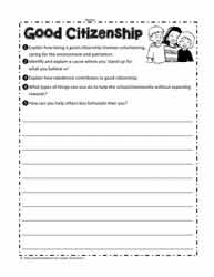 Citizenship Worksheets