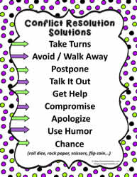 Poster for Conflict Resolution