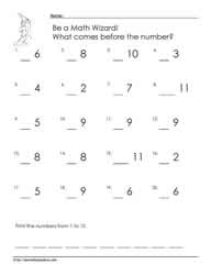Count to 10 Worksheet 2