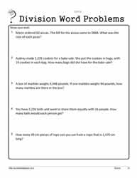 Three and 4 Digit Word Problems