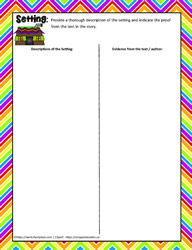 Elements of a Story Worksheets