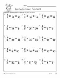 equivalent fraction worksheets