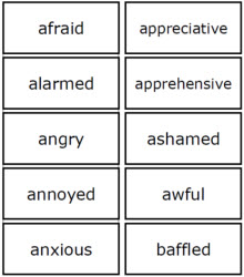 Words to Describe Feelings