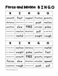 Bingo Cards 7-8