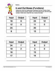 Input Output Subtraction 9