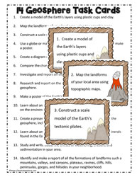 Task Cards for Geosphere