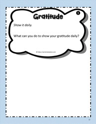 Gratitude Task Cards