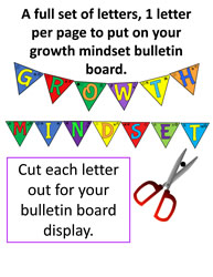 Growth Mindset Letters