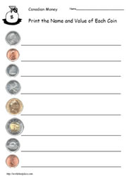 Name the Coins, Print the Value
