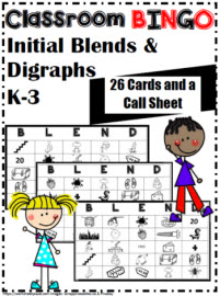 Blend and Digraph Bingo