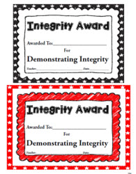 Integrity Award