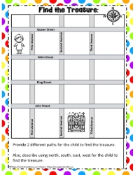 Mapping Activities K-2nd Grade Worksheets