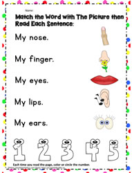 kindergarten worksheets sight words