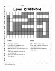 Lever Crossword