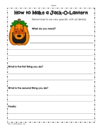 Make a Jack-o-lantern