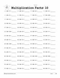 10 Times Tables
