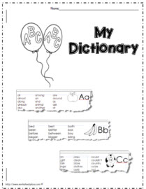 2nd Grade Dictionary (26 letter booklet)