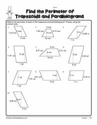 Perimeter of Trapezoids