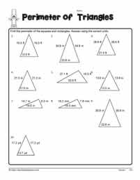 Perimeter of  Triangles