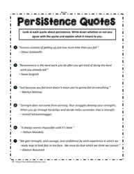 QuotesAbout Persistence