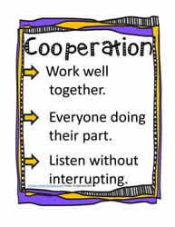 Poster and Definition for Cooperation