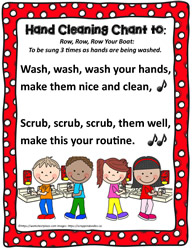 Poster for a Handwashing Chant 