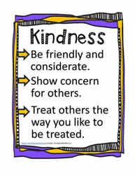 Poster and Definition for Kindness