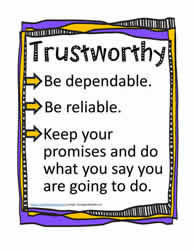 Poster and Definition for Trust