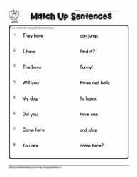 Sight Word Activities  Pre Primer