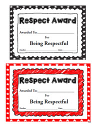 Respect Award