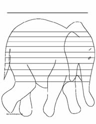 Elephant Shape Book