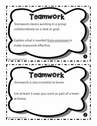 Teamwork Task Cards