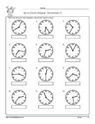 Telling-Time-To-The-Minute-Worksheet-e