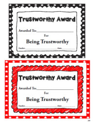 Trustworthy Award
