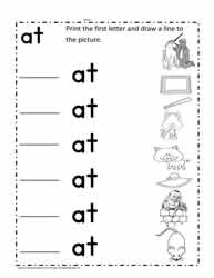 at Word Family Printables Worksheets