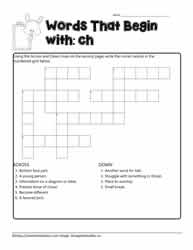 Crossword for ch