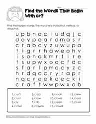 Wordsearch for cr