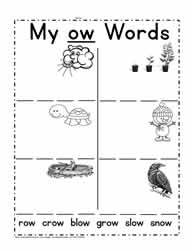 Print ow Words