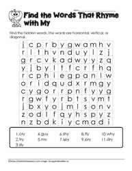 y Word Search